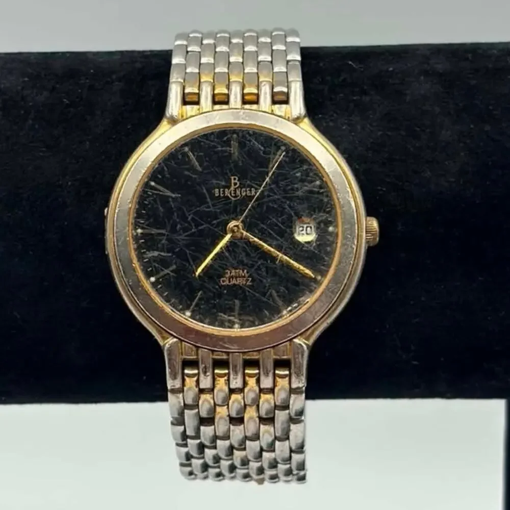 Vintage Gold & Silver Berenger Men's Watch